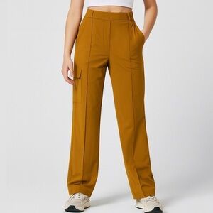 Women's Athleta Mustard High-Waist Pants